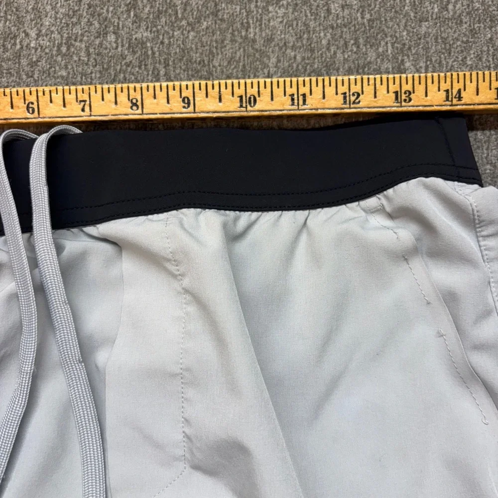 Ten Thousand Men Gray Lightweight Training Running Shorts Medium 6